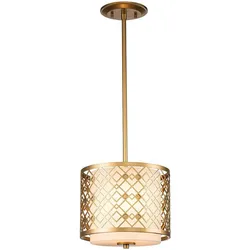Elstead Lighting, Pendelleuchte, Kleine Ziggy-Pendelleuchte - 1 Lichtquelle - Gold lackiert (E14)
