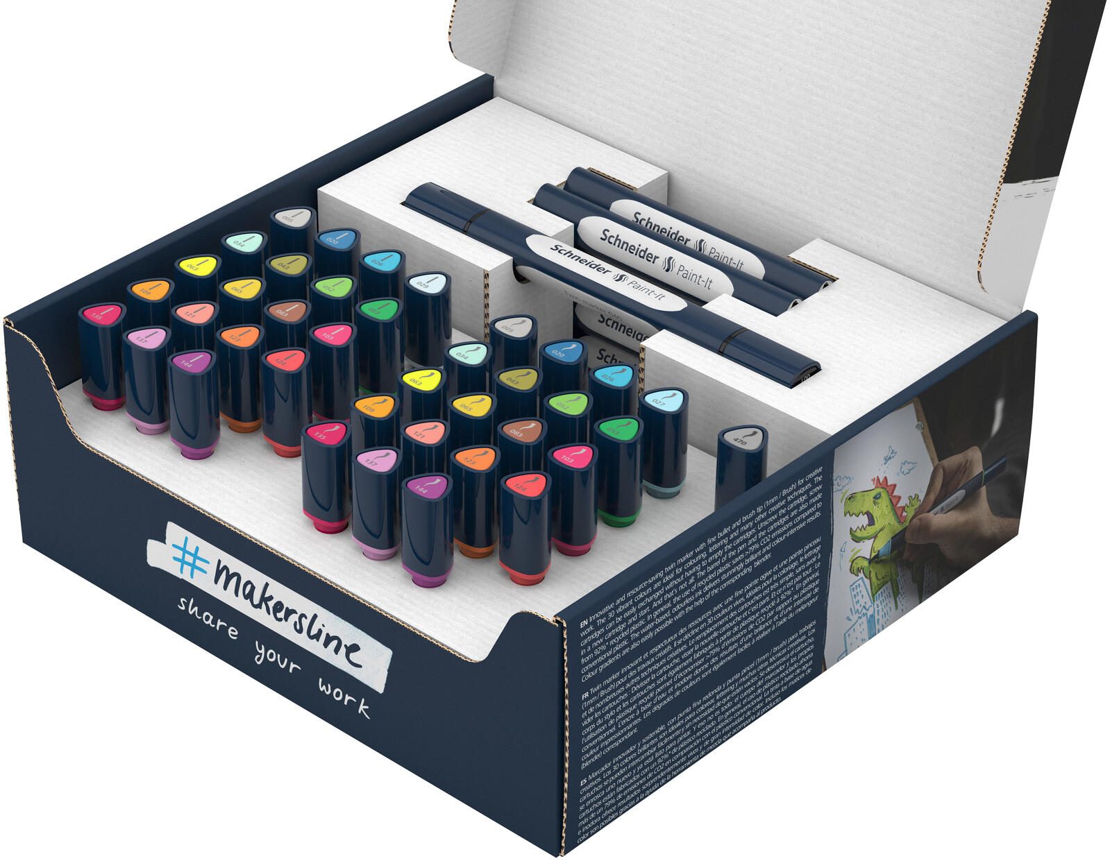 Schneider Brush-Pens Mehrfarbig ML04010902
