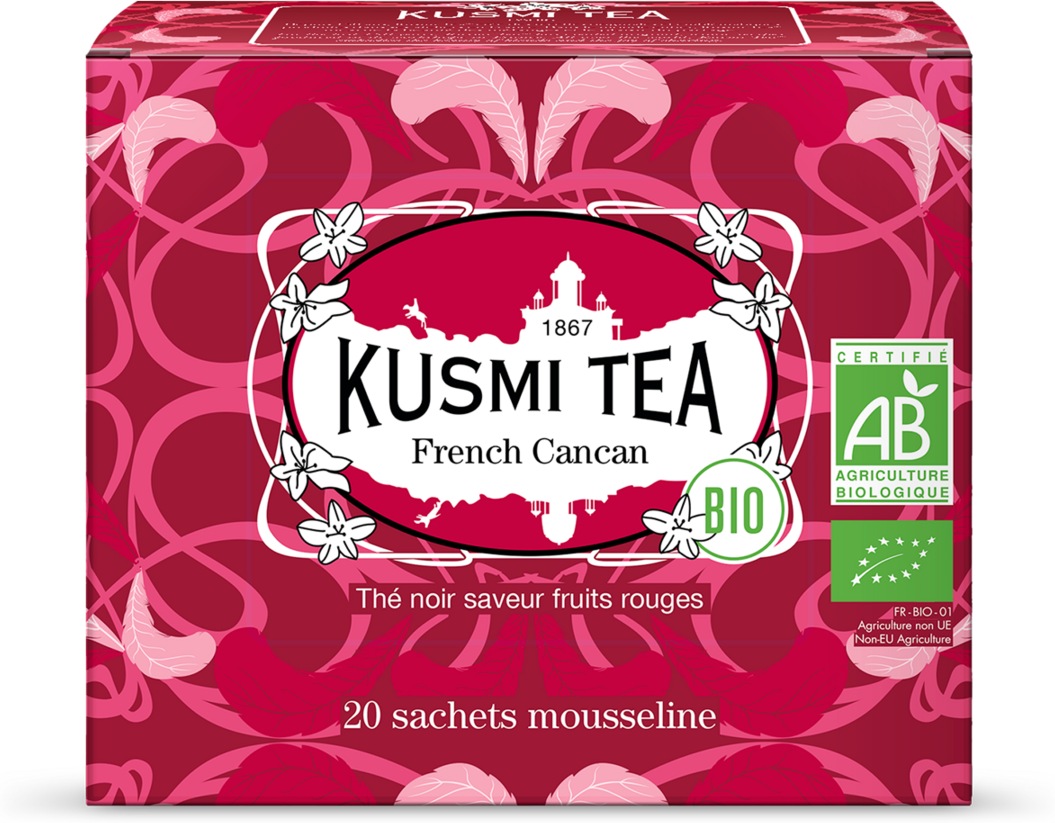 French Cancan - Schwarzer tee, rote beeren, bio - Kusmi Tea