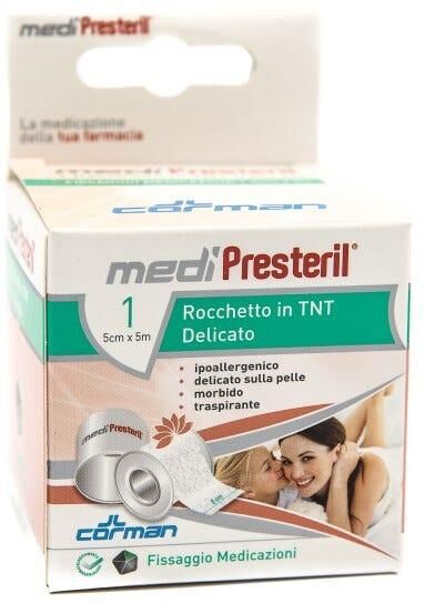 Medi presteril Medipresteril Rocchetto Delicato in Tnt 5x500 cm 1 Pezzo