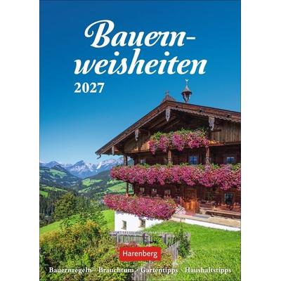 Bauernweisheiten Wochenkalender 2027 - Bauernregeln, Brauchtum, Gartentipps, Haushaltstipps