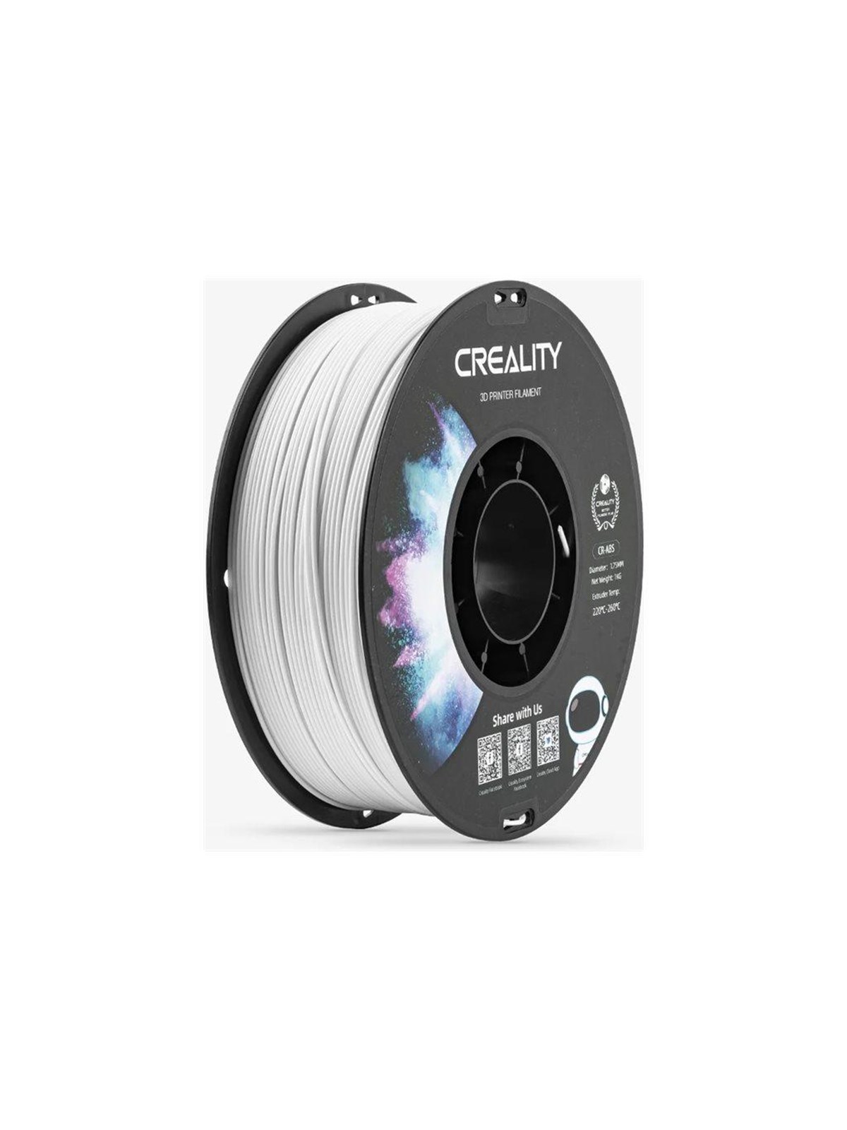 CREALITY - white - CR-ABS filament, 1kg