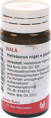 WALA Heilmittel GmbH HELLEBORUS NIGER e planta tota D 6 Globuli 20 g 08786075