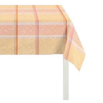Tischdecke APELT "6106 SPRINGTIME, Paisley, Frühjahrsdeko, Frühling" Gr. 2, bunt (orange, bunt), B:48cm L:175cm, Polyester, Tischdecken, Tischdecke