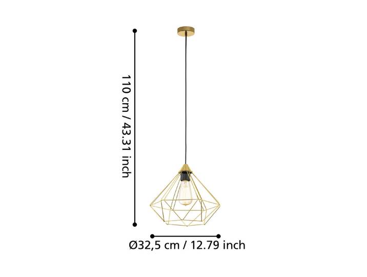 Eglo Pendelleuchte Tarbes PL 60W E27