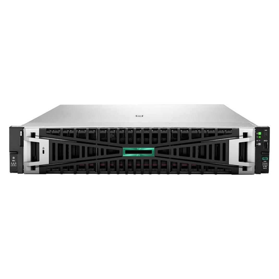 HPE E ProLiant Compute DL380 Gen12, Intel Xeon 6517P, 1P, -R, 8SFF, NS204i-u, v2, MR408i-o (64 GB, Rack Server) (P89227-425)
