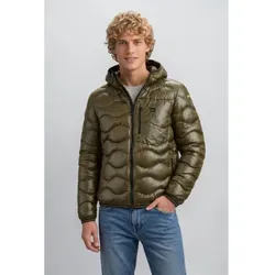 Blauer für Herren. 26WBLUC03064 Olivgrüne Wave-Steppjacke (L), Lässig, Polyamid