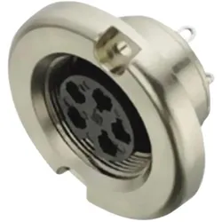 Schubiger Rundsteckver, Elektronikkabel + Stecker, Silber