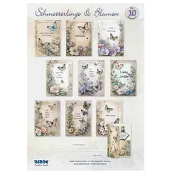 REDDY Grußkarten-Set Glückwünsche inkl. Stanzbogen 47tlg.
