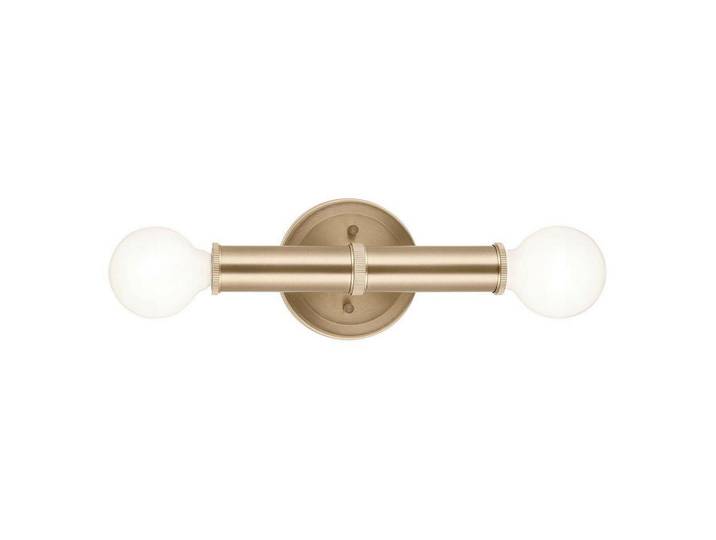 Elstead Lighting Badezimmer-Wandleuchte, Champagner, Metall, 12.7x42 cm, Lampen & Leuchten, Innenbeleuchtung, Wandlampe, Wandlampen