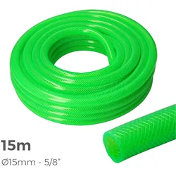 Anti-Torsions-Gartenschlauch Ø Innen 15Mm Ø Außen 20Mm (5/8") - Rolle 15M Edm