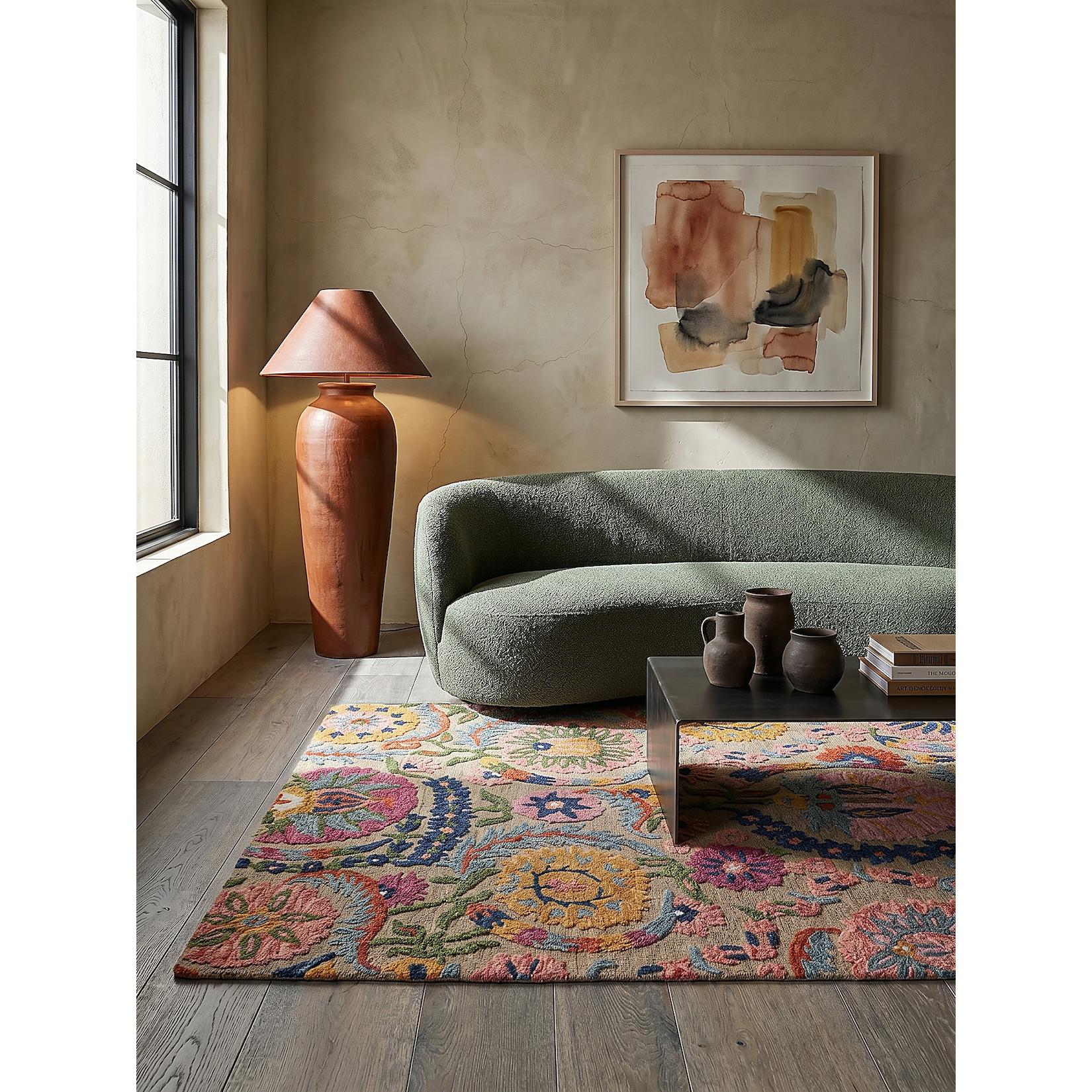 Wollteppich floral Bunt 200 x 300 cm - HEDDA Kadima Design