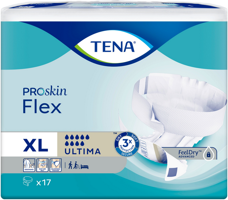 Tena Proskin Flex Ultima XL - 6 paquets de 17 protections