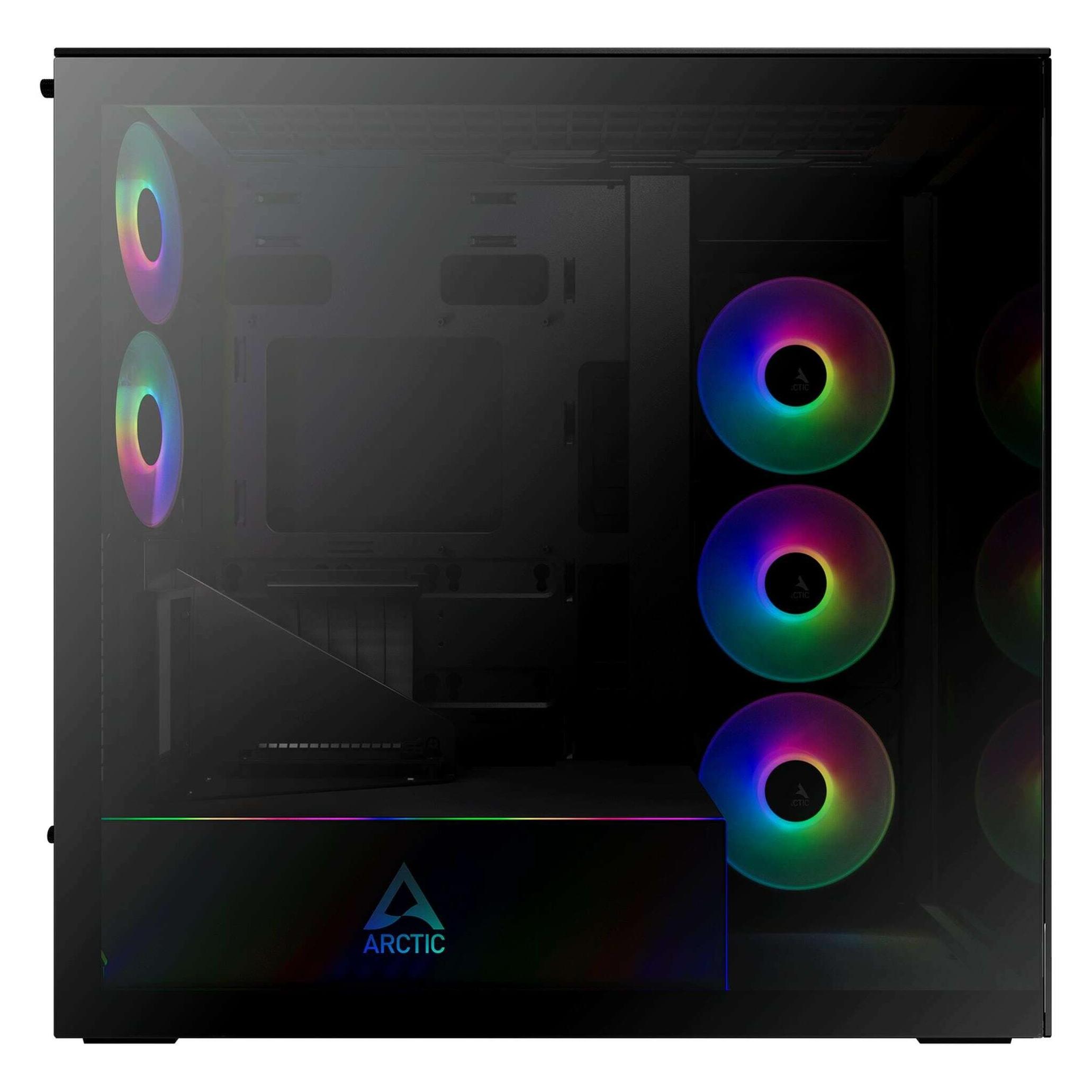 Arctic Cooling PC-Gehäuse ACPCC00016A Black Tinted, Unterstützte (ACPCC00016A)