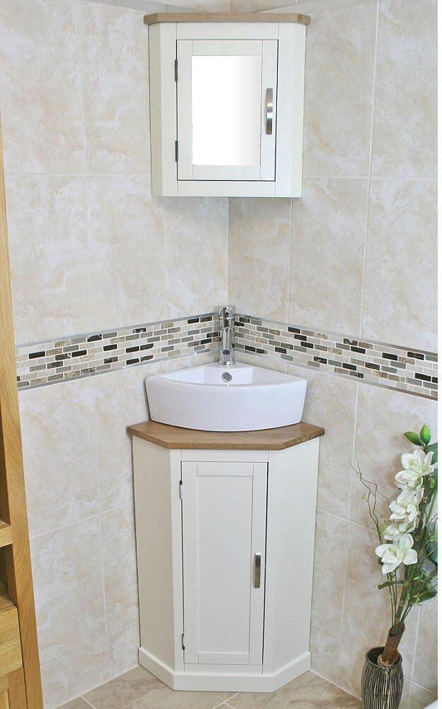 Belfry Bathroom Cousin 390mm Single Bathroom Vanity with Vessel Ceramic Basin White 390mm W