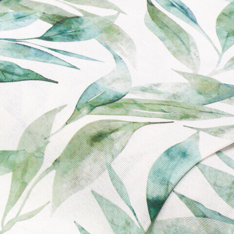 Dekostoff Watercolor-Blätter "Lorena", natur-color