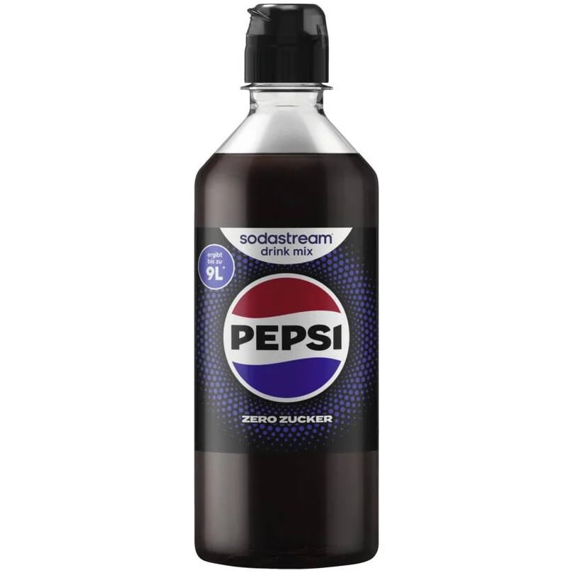 SodaStream Pepsi Zero siroop 440 ml - Zwart