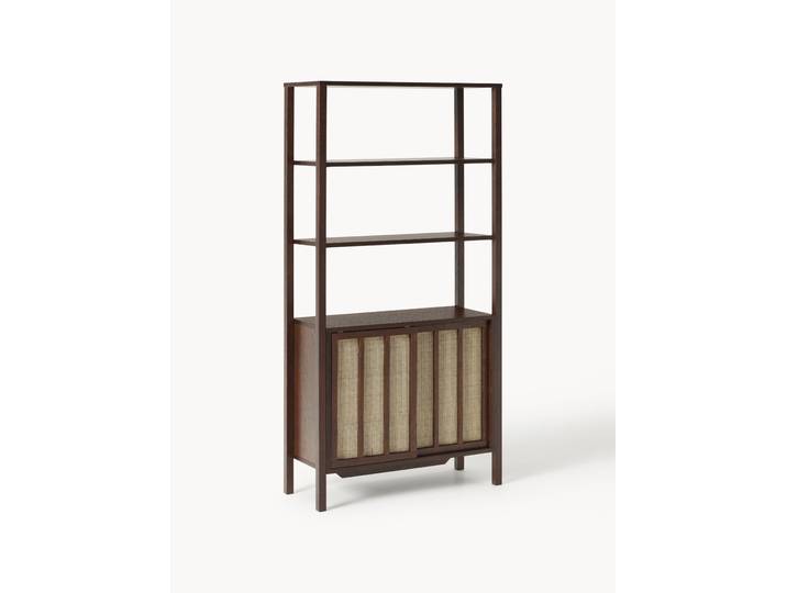 Hohes Regal Echo mit Rattan-Fronten