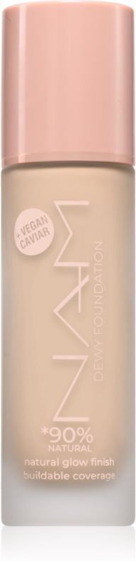 NAM Dewy long-lasting liquid foundation with hyaluronic acid shade 02 Naked 30 ml
