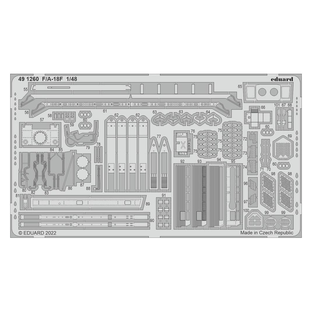 Eduard F/A-18F for HOBBY BOSS (491260)