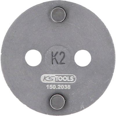 KS TOOLS Adapter, Bremssattelkolben-Rückstellwerkzeug 150.2038