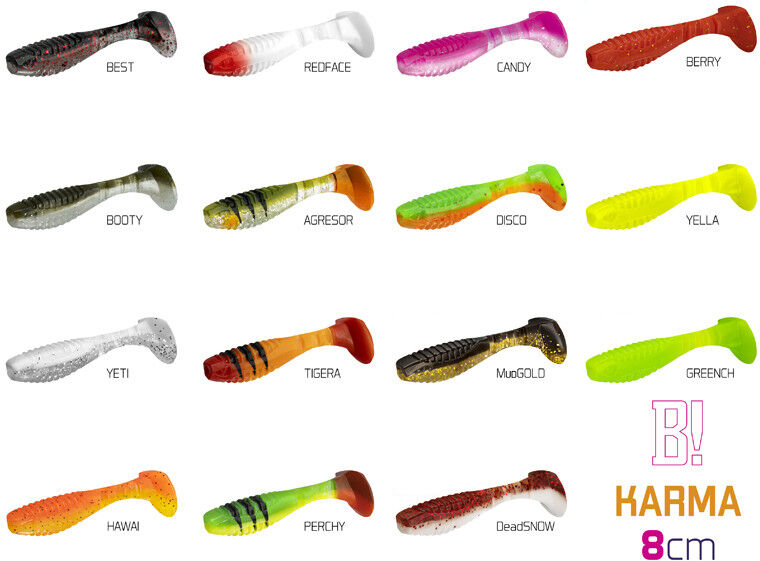 DuoPACK BOX Delphin KARMA UVs / 6x par 5 8cm/HAWAI 8cm/HAWAI