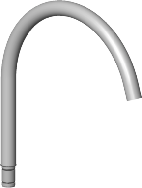 Dornbracht Auslauf für Wanne Stand 90282232701-00 90282232701 304mm, 25,2 l/min chrom