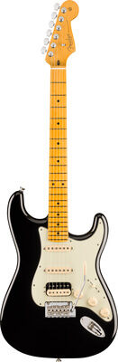 Fender Am Pro HSS Strat MN BK Schwarz