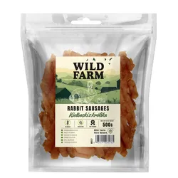 WILD FARM Kaninchenwürstchen 500g Hundeleckerli