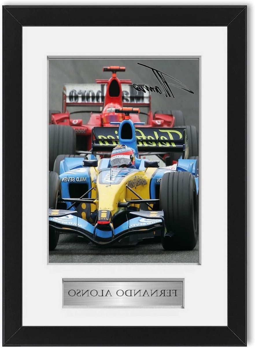 Foto Display Mount Fotolijst voor Handtekeningen - Zwart - A4 Formaat