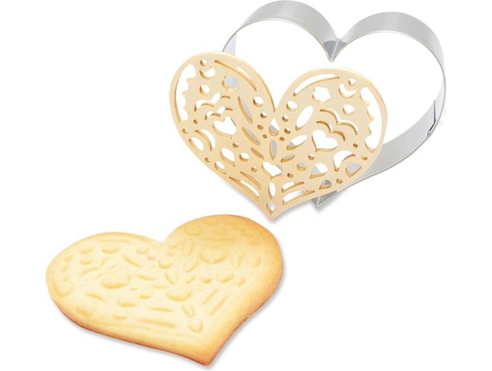 ScrapCooking - Hart Uitsteker en Sjabloon - Embosser - Valentijn Idee