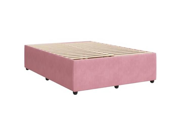 vidaXL Bettgestell Rosa 140x190 cm Samt