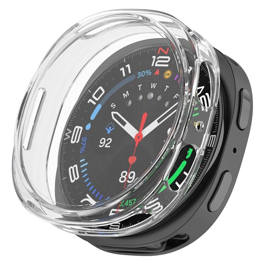 Cover-Discount Samsung Galaxy Watch 8 40mm - Gummi Schutz Case Metall-Look (69344040)