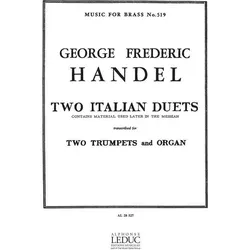 2 Italian Duets for 2 trumpets and organ score and parts, Fachbücher von Georg Friedrich Händel