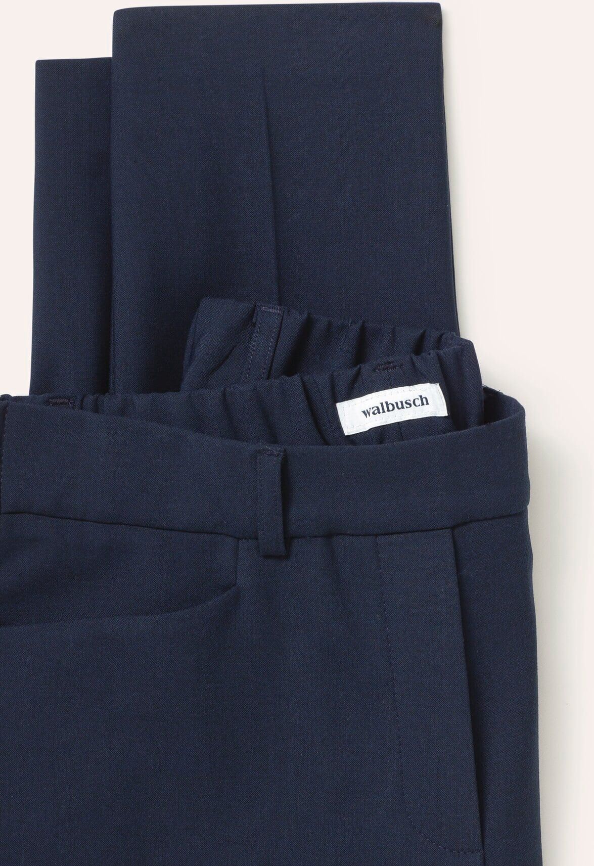Walbusch Koffer-Schlupfhose, Regular Fit#normale Größen#Kurzgrößen, Farbe Blau, 20, knitterunempfindlich bequemer Bund Damen