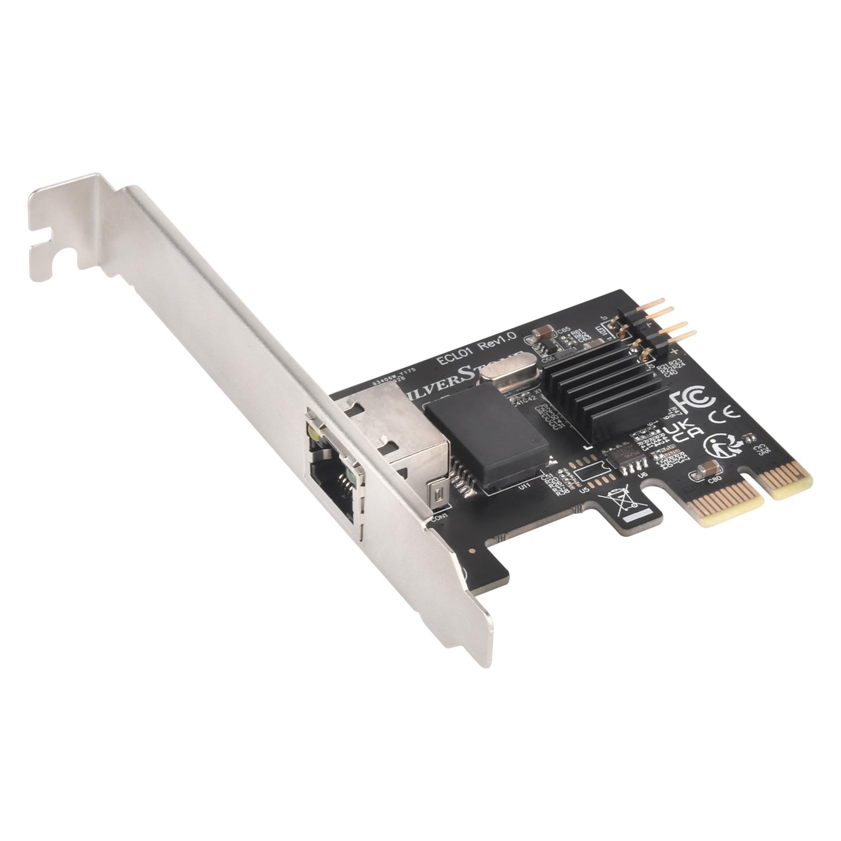 Silverstone sst-ecl01 lan-adapter (PCIe) (SST-ECL01)