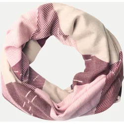 Loop-Schal mit Argyle-Muster 37749-berry red