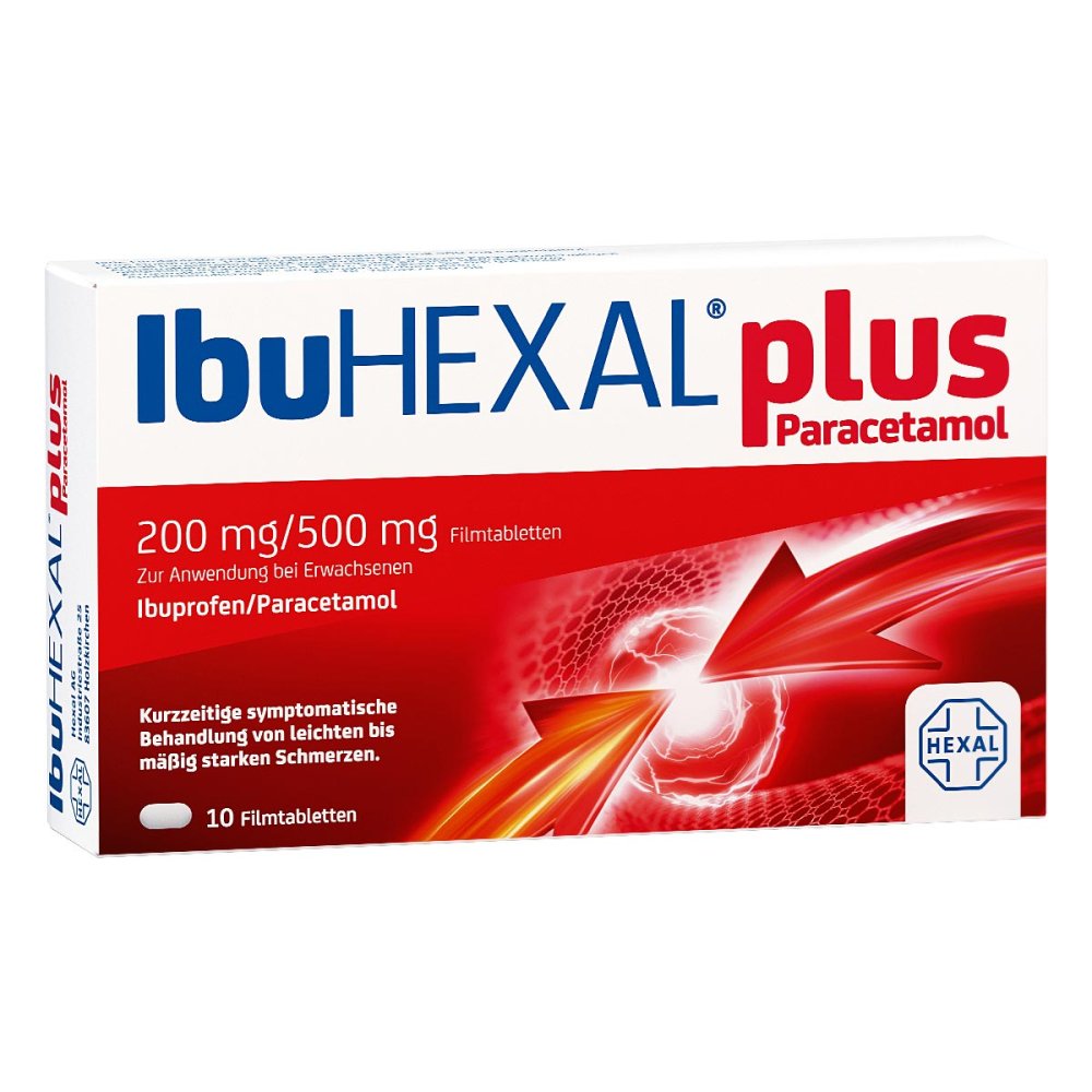 Hexal AG IbuHEXAL® plus Paracetamol 200 mg/500 mg 18334428