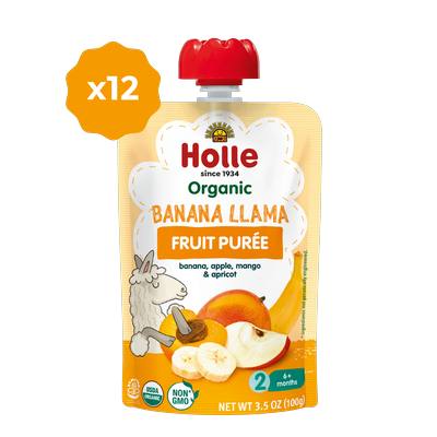 Holle Organic Banana Llama Fruit Pure