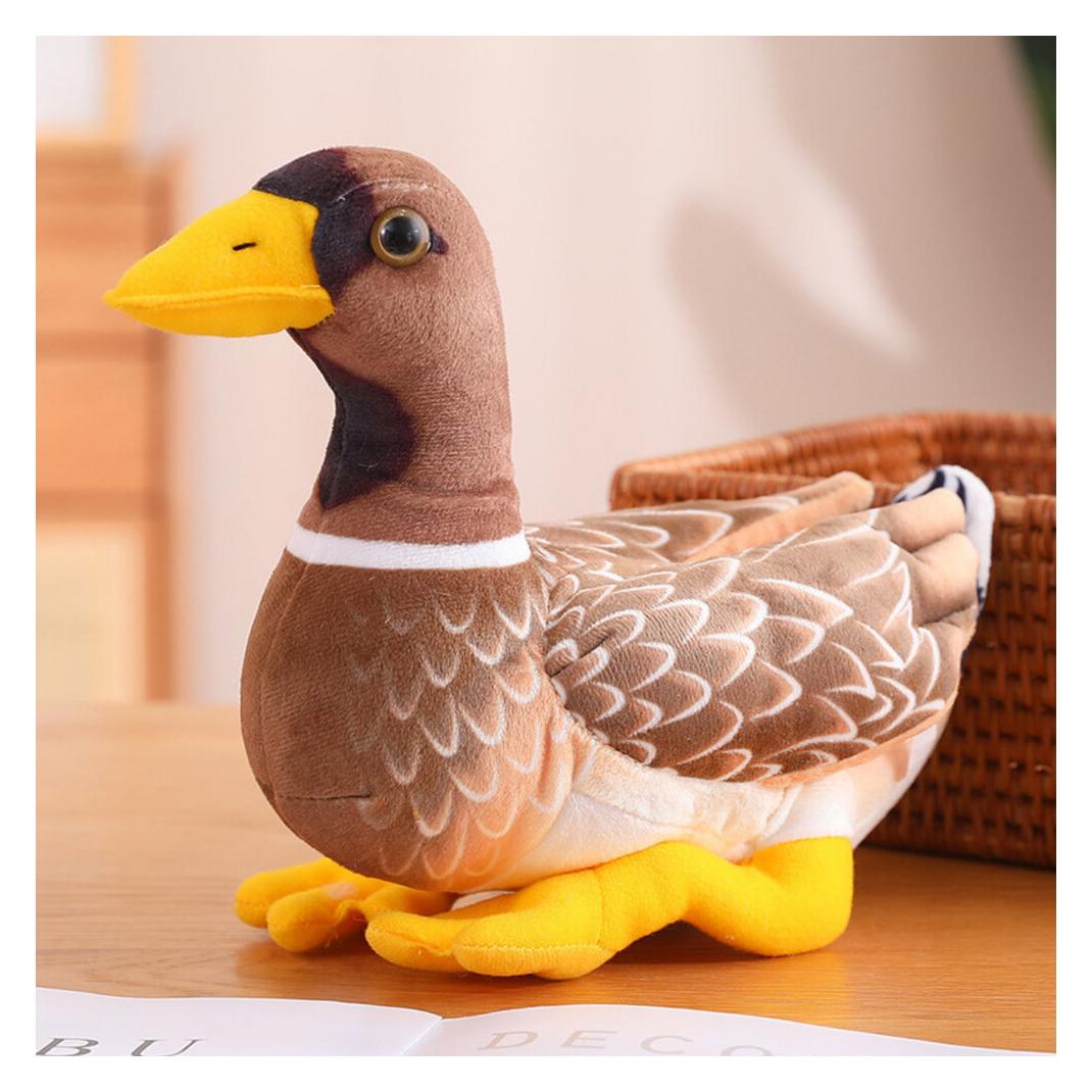 Lean Toys Lean Plüsch Maskottchen Huggable Duck Braun Und Gelb 28Cm (28 cm) (67992350)