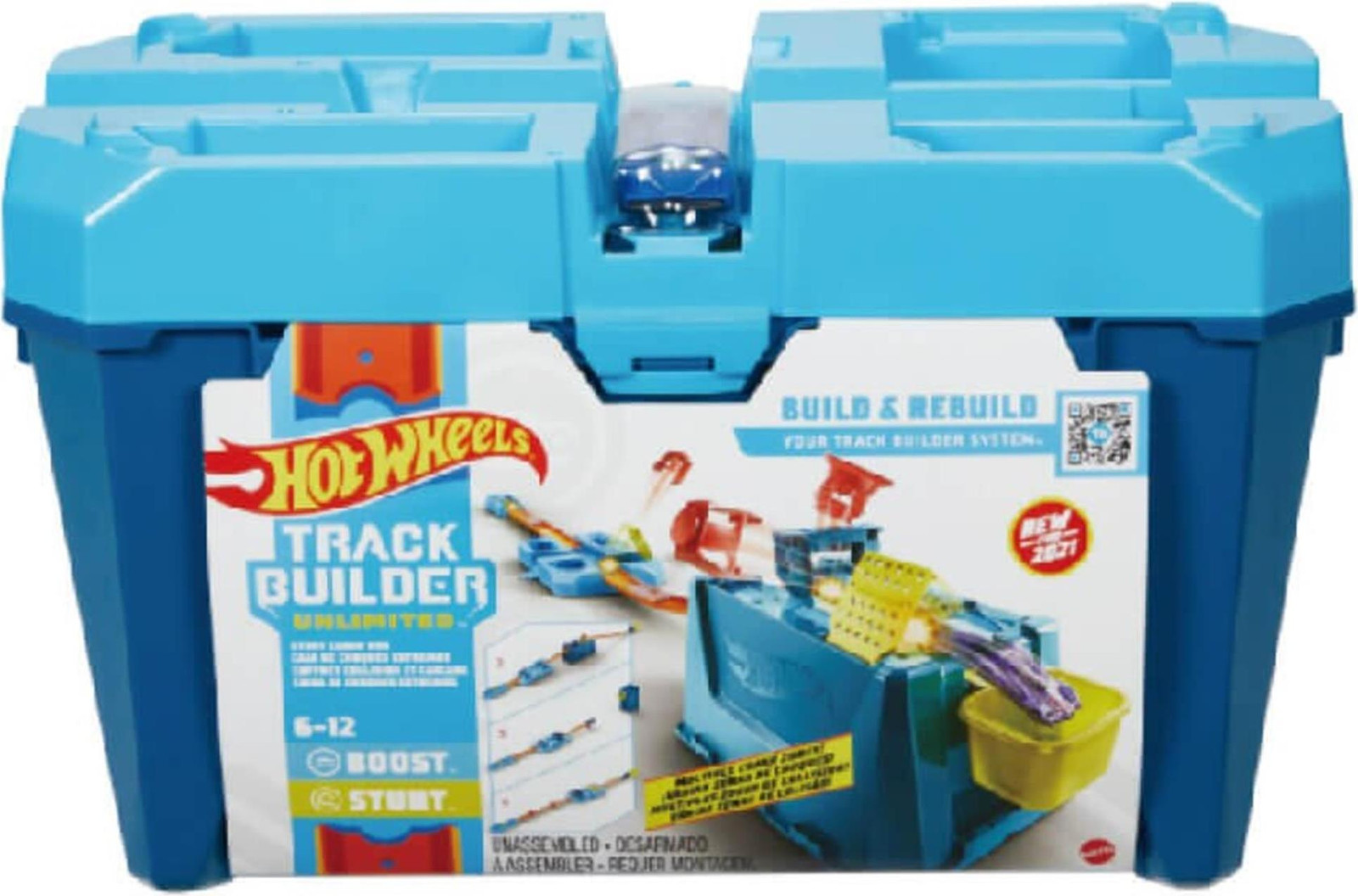 Mattel Hot Wheels Track Builder Unlimited Stunt Crash Speelset