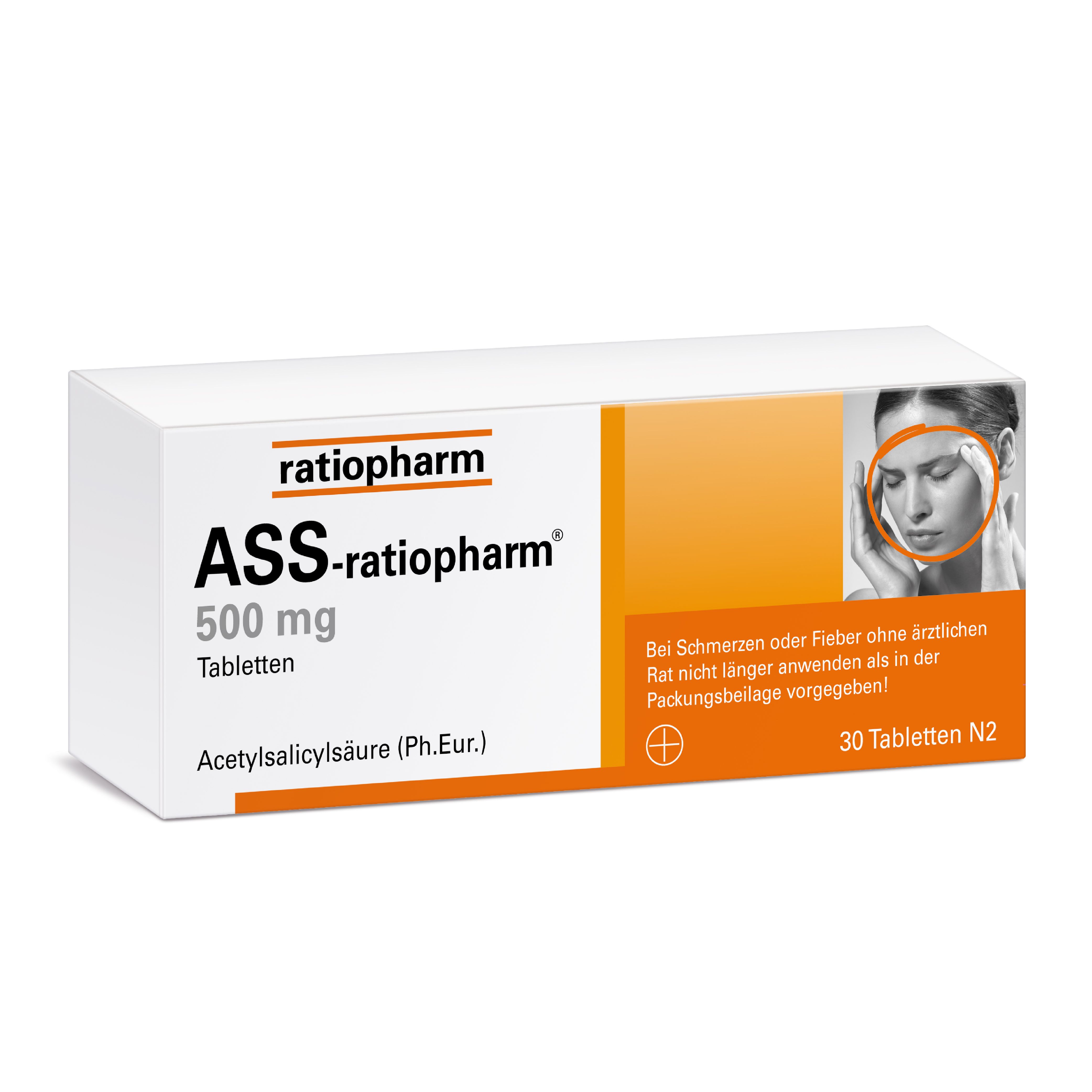 ASS-ratiopharm 500 mg Tabletten 30 St