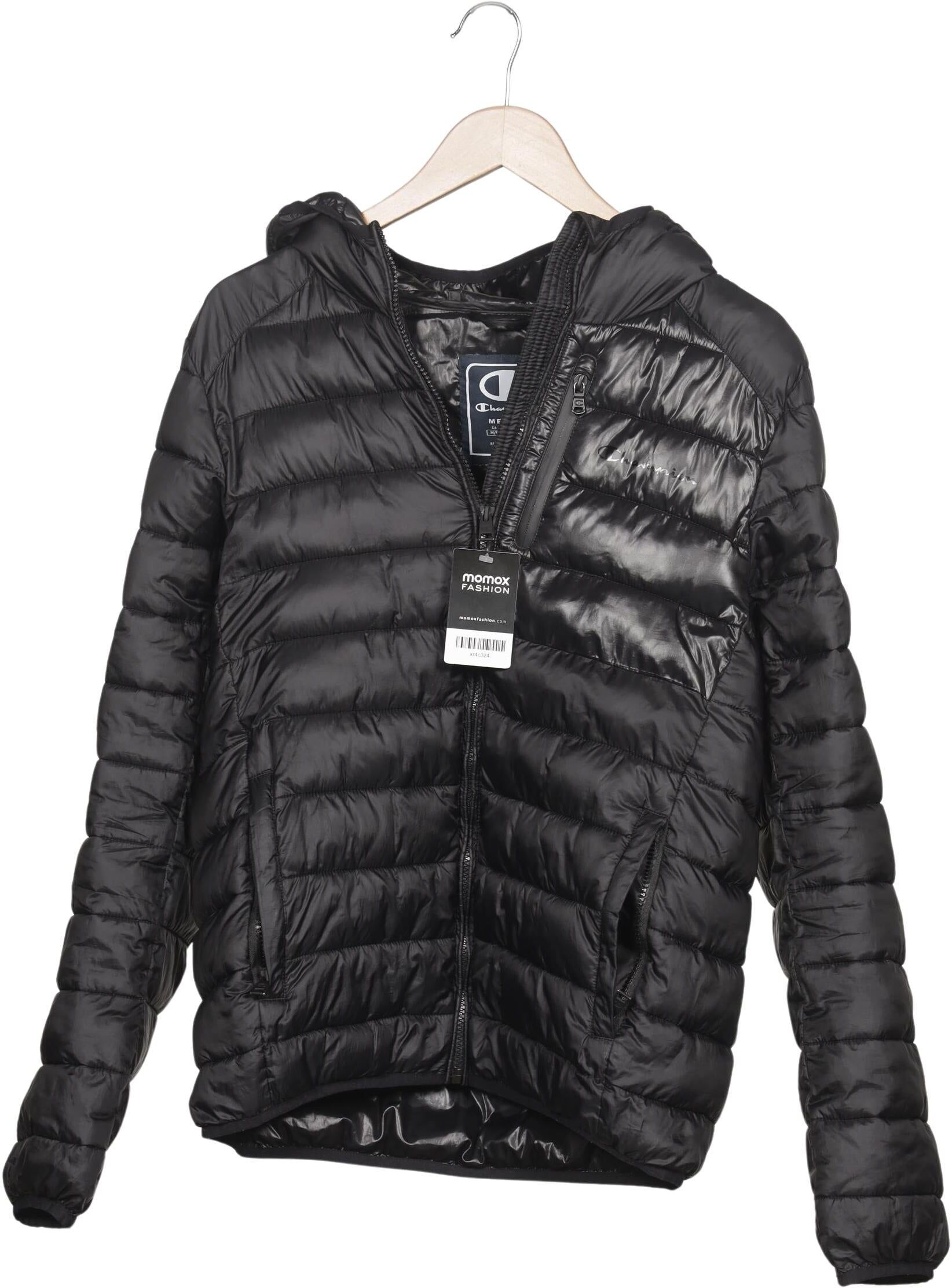 Champion Herren Jacke, Schwarz, Gr. M, Synthetik - Second Hand