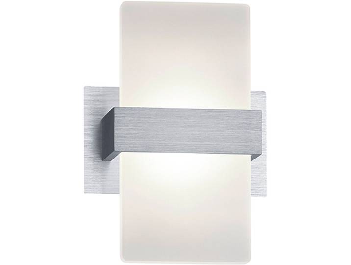 LED Wandspot - Trion Plankton - 4W - Warm Wit 3000K - 1-lichts - Rechthoek - Mat Grijs - Aluminium - OSRAM LEDs