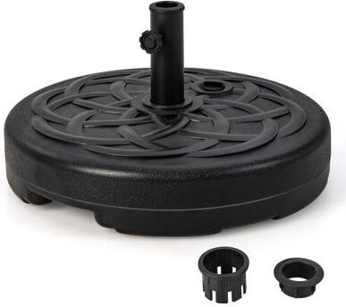 Costway 22 Inch Fillable Heavy-Duty Round Patio Umbrella Base Stand