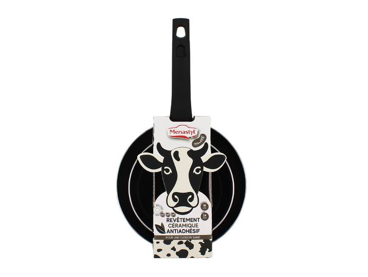 Set de Cuisson Poêle 24 cm et Casserole 18 cm Vache MENASTYL