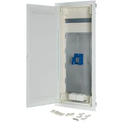 Eaton 302424 Hohlwand-Kleinverteiler, Multimedia, 5-reihig, Stahlblechtür flach WIFI KLV-60HWM-W-F