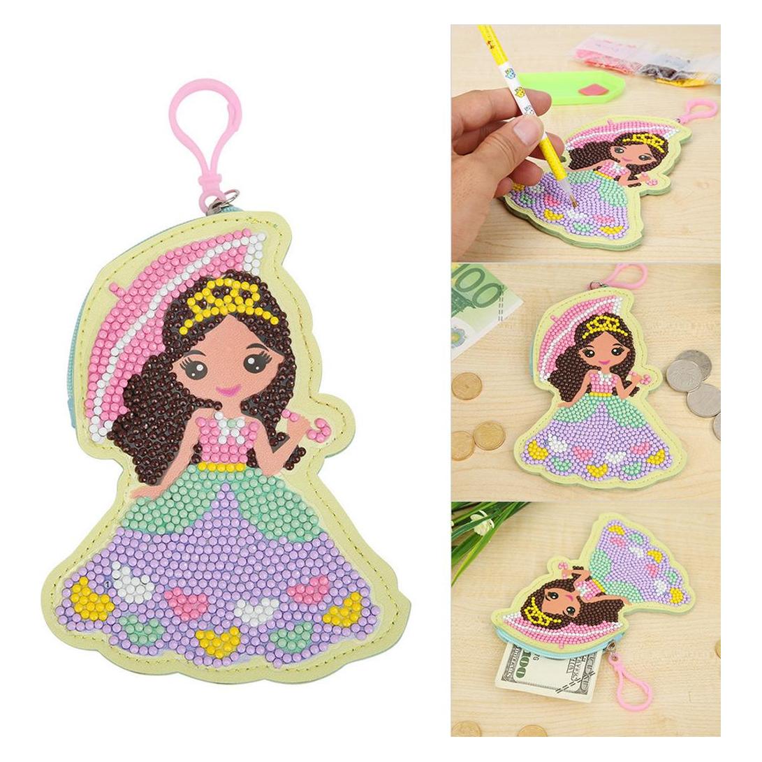 Cover-Discount DIY Bastel-Set Glitzer Strasssteine Anhänger Prinzessin (149100034AX)