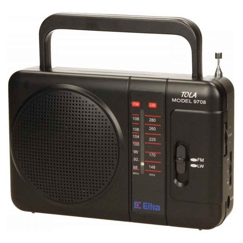 Elta TOLA 3 Tragbar Analog (FM, LW) (9708BLK)