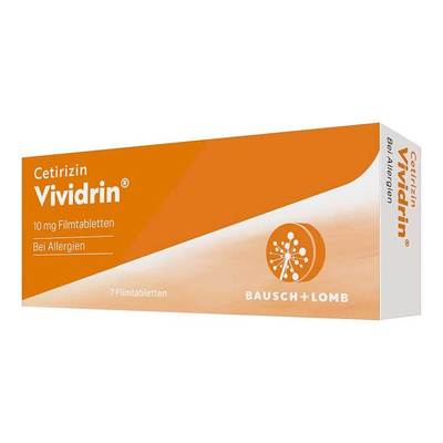 Dr. Gerhard Mann CETIRIZIN Vividrin 10 mg Filmtabletten 7 St 12364285